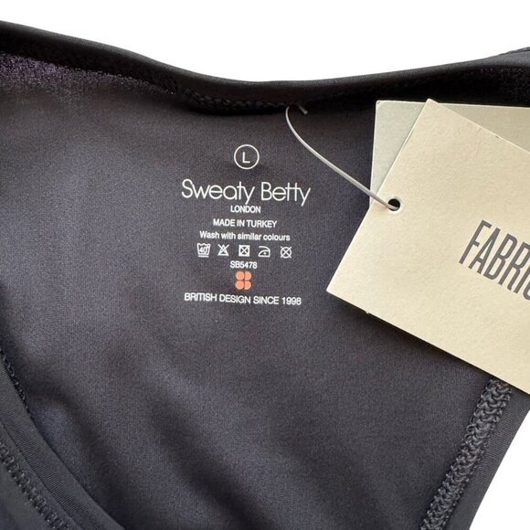 NWT Sweaty Betty Explorer Ace Midi Dress Black Size Large - Picture 12 of 14